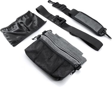 Футляр для ласощів для собак Brifit з магнітною застібкою, практичний мішок для корму для собак, тренування та прогулянки, багатофункціональний мішок для ласощів для собак з винімною внутрішньою кишеню | Диспенсер для відходів сірого кольору