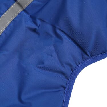 Теплий зимовий пухнастий нашийник для собак, куртка для собак, нашийник з нейлону з відбиваючим дизайном, XXXL, блакитний