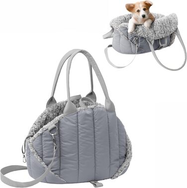 Сумка-переноска для собак і котів PillowPrim, 38x24x28 см - зручна переноска для подорожей та кемпінгу