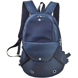 Рюкзак для собак та котів, переноска для тварин, рюкзак-переноска для собак та котів до 4 кг, чорний (для подорожей, хатин та кемпінгу)