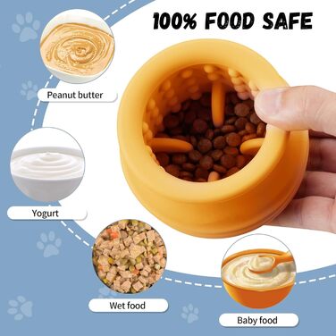 Іграшка-головоломка для собак Animire: дозатор ласощів, інтерактивна, з силікону, BPA-free