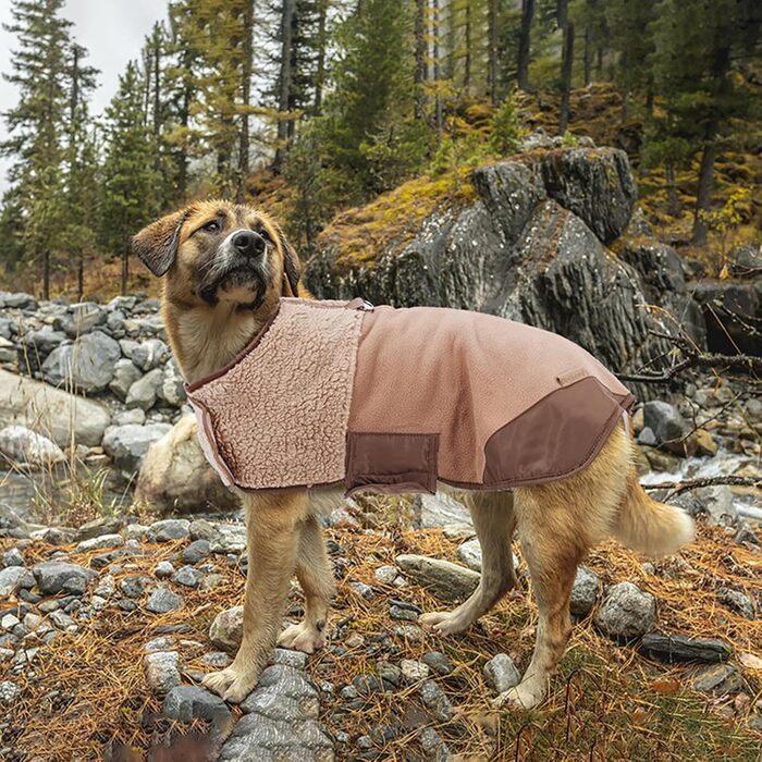 Зимова куртка для собак – теплий флісовий плащ, регульована, обтисла, м'яка, тепла, зручна, придатна для прання в машині, захист під час прогулянок на вулиці | Для маленьких та середніх (S)
