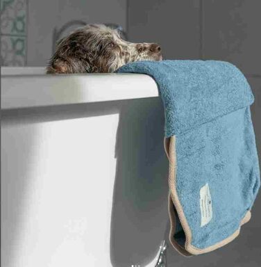 Рушник для собак Ruff and Tumble Класична колекція, блакитний, L