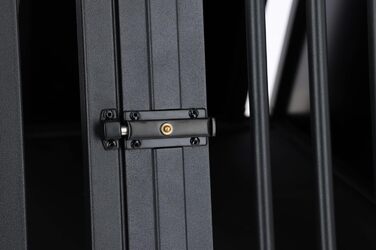 Транспортна переноска для собак Kerbl Vacation, алюмінієва, 77x55x50 см, з антиковзним килимком