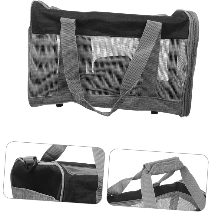 Транспортна сумка для тварин BESPORTBLE - легка, складна, для собак, котів, кроликів, з м'яким внутрішнім відділенням, для перенесення маленьких тварин