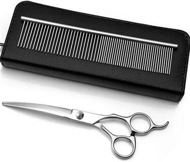 Набір професійних ножиць та гребінців для грумінгу домашніх тварин, 6.0 дюймів, нержавіюча сталь
