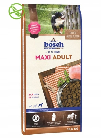 Корм для собак Bosch Adult Maxi, 15 кг