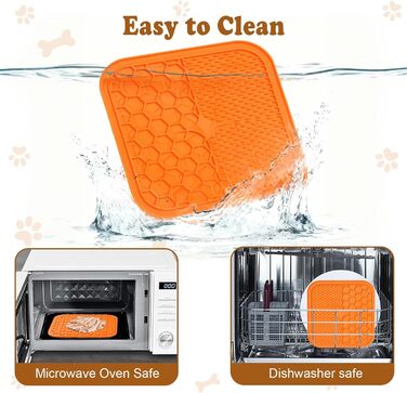 Килимок для ласощів для собак та котів AiQInu з присосками для грумінгу та догляду за кігтями