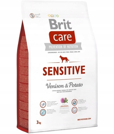 Корм для собак Brit Care Grain-Free Sensitive з олениною Karma, 3 кг