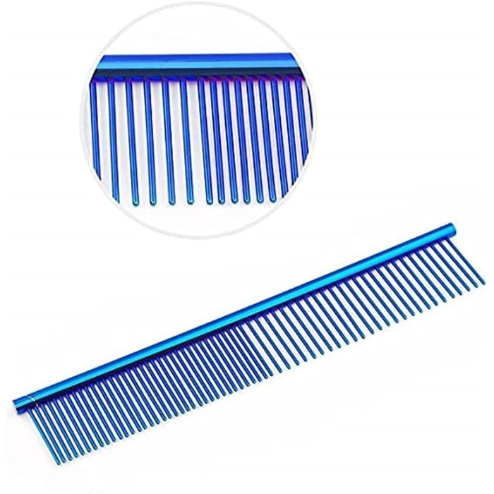 Професійні ножиці для грумінгу собак, набір для догляду за шерстю, прямі та зігнуті ножиці, 18 см, блакитні