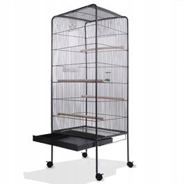 Вольєр Wideshop, 54 x 54 x 146 см, сірий
