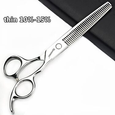 Професійні ножиці для волосся 7 дюймів з нержавіючої сталі 440C (набір для стрижки та проріджування)