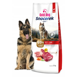 Корм для собак Gold Dog Snocerek 12кг (яловичина та ягня), без птиці