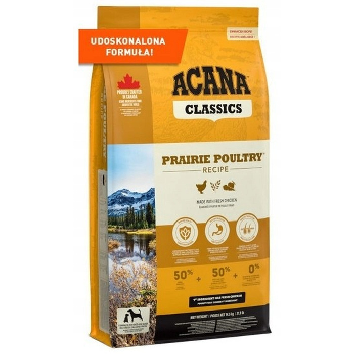 Повнораціонний сухий корм для собак ACANA CLASSICS Prairie Poultry, 14,5 кг