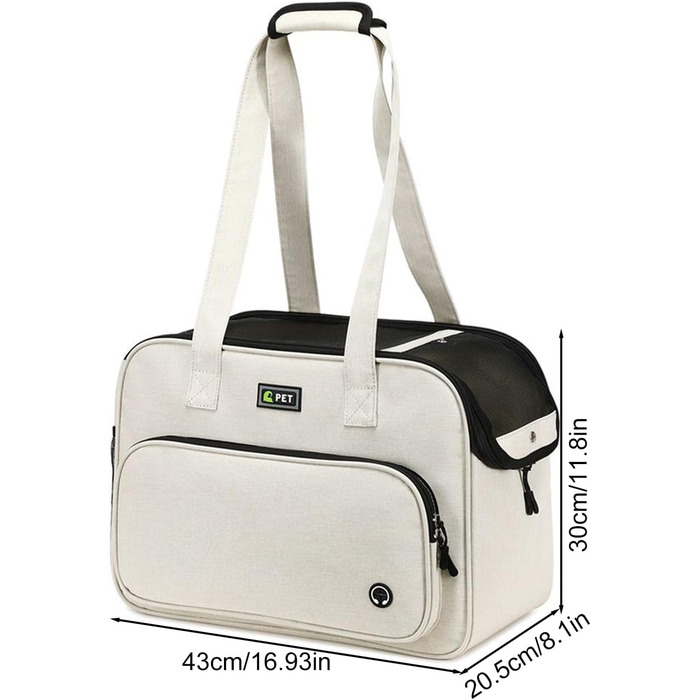 Зручна переноска для собак та котів - рюкзак-переноска з регульованим плечовим ременем | Ідеальна для подорожей, прогулянок та перевезення маленьких тварин