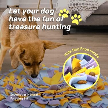 Нюхальна килимок для собак, маленький, великий, для носової роботи, годівниця, міцний нюхальний килимок, інтерактивна іграшка-пазл для домашніх тварин для природного пошуку їжі, тренування та зняття стресу