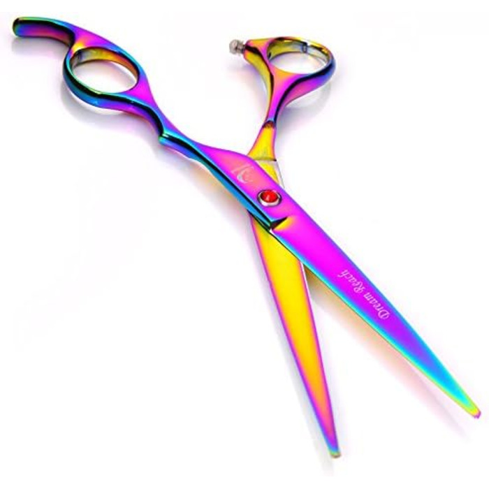 Набір для грумінгу домашніх тварин: професійні ножиці для собак та котів, ножиці для фінальної обробки, вигнуті ножиці, гребінець для грумінгу, набір для догляду за шерстю