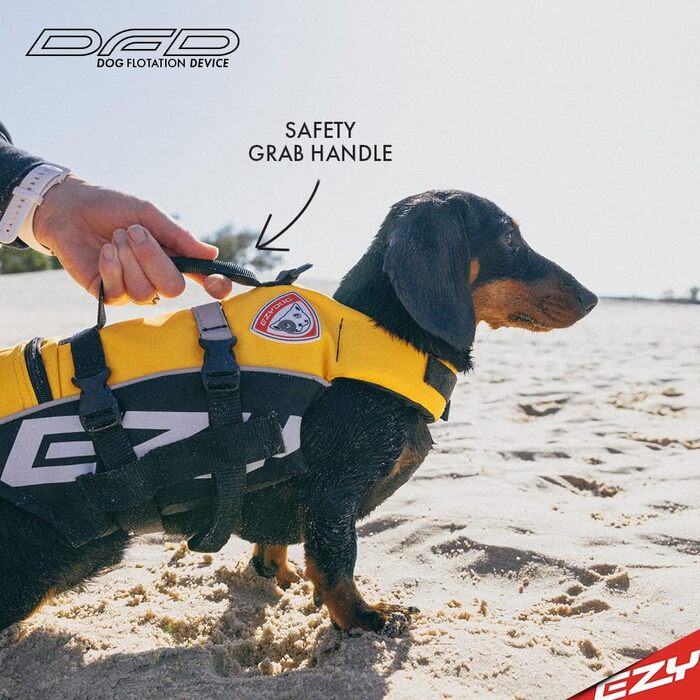 Рятувальний жилет для собак EzyDog DFD XL, регульований, з ручкою та світловідбивачами, червоний