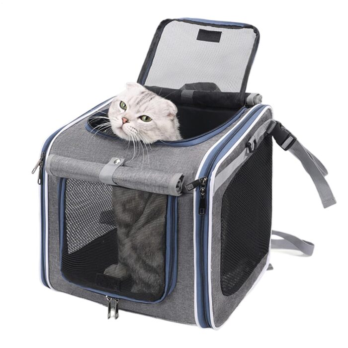 Корзина для собак Penlimly – переносний, складаний рюкзак-тримач для велосипеда, для прогулянок, подорожей, активного відпочинку, сім'ї, котів та собак