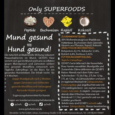 Набір для догляду за зубами собаки QCHEFS: флокери та Lickimat Soother проти неприємного запаху та зубного каменю. Ідеально для заспокоєння та догляду в дорозі. Аксесуар для собак, Lickidental Bundle Mini Soother