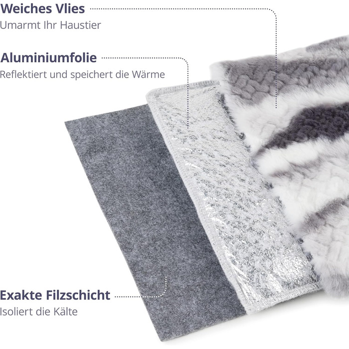 Кішка ліжко на підвіконня Petace для котів, самонагріваюче, 90x28 см, сіре, знімний м'який чохол