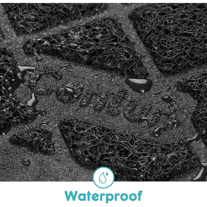 Килимок для котячого туалету Conlun Katzenklo Matte, 119 x 89 см, сітка, водонепроникний, чорний