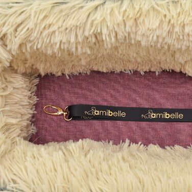 Автомобільний підлокітник для собак | Універсальний, миючий, зносостійкий, для середніх консолей, передніх та задніх сидінь | Сумка для собак, для маленьких порід | Колір: Бордовий