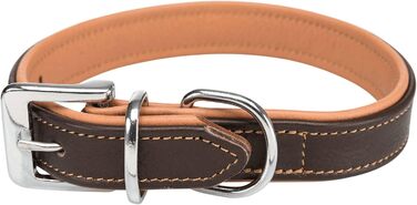 Нашийник для собак Trixie Active Comfort, S, 31-37 см, коричневий/світло-коричневий, нейлоновий