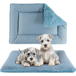 Килимок для собак BVAGSS XH080, 106x71 см, блакитний: двосторонній, прохолодний та теплий, для маленьких, середніх та великих собак