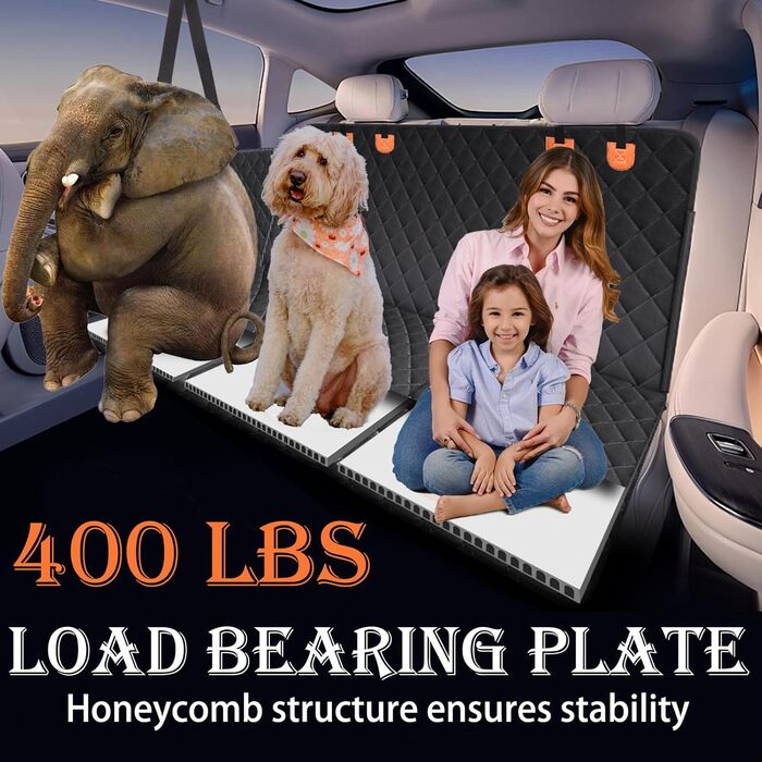 Водонепроникний килимок для собак у машину Crossarctic з жорсткою основою, захист від бруду та ковзання, для більшості авто та SUV