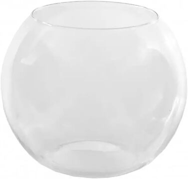 Скляна ваза-куля Ø 30 см, 12 л: ваза для квітів, акваріум, тераріум, гідропоніка