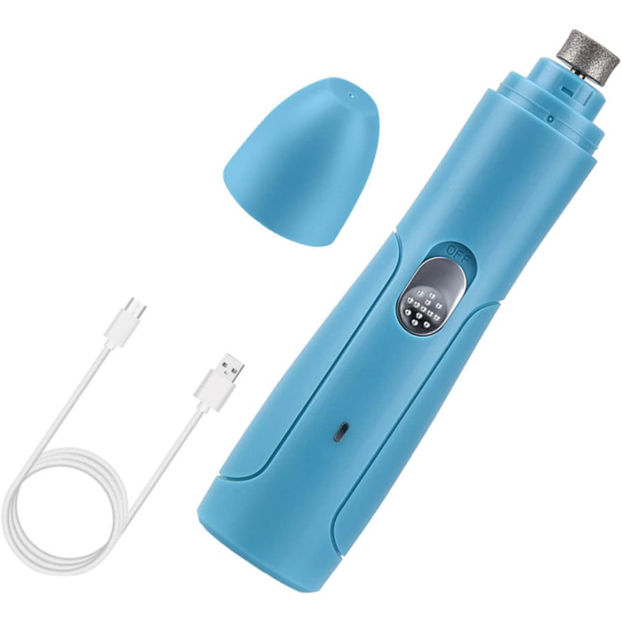 Електричний триммер для когтів Beavorty - для собак та котів. Триммер та пилка 2-в-1. Тиха робота, без вібрації.