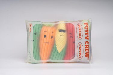 Іграшка для собак Puffy Crew Veggie Bite Stick, 20,3 см, пискавка, для малих і середніх порід, 5-в-1