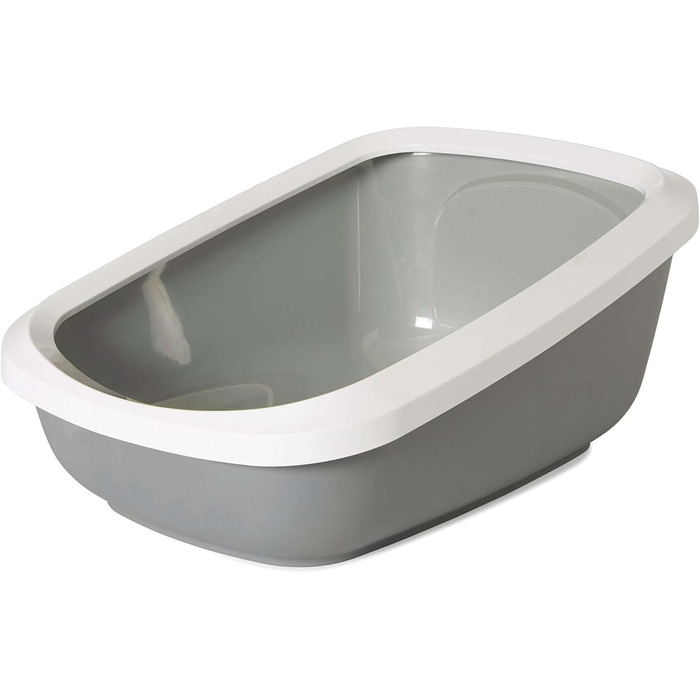 Туалет для котів Savic ASEO Jumbo з бортиком, 67,5×48,5×28 см