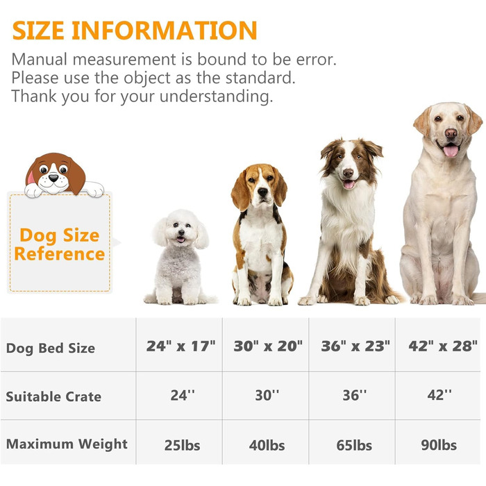 Клітка для собак середнього розміру, 76,2 см, чорна, з м'яким ліжком, 30'x20'x4', до 18 кг