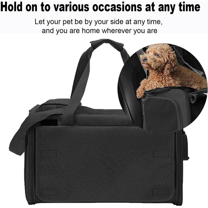 Складана переноска для собак та котів, переноска для тварин, сумка-переноска для собак та котів, подорожі на природі