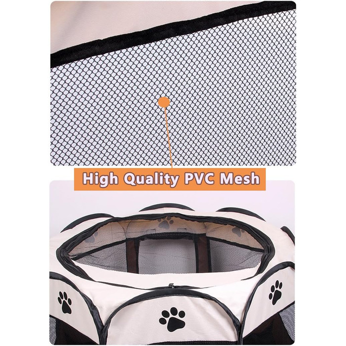 Кішка-бігове колесо Floving для домашніх тварин, складане, для використання в приміщенні та на вулиці, 8 прикрас, водонепроникне (M)