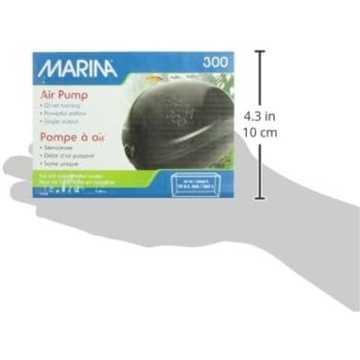 Marina 11118 компресор для акваріума 300, до 265 л, чорний