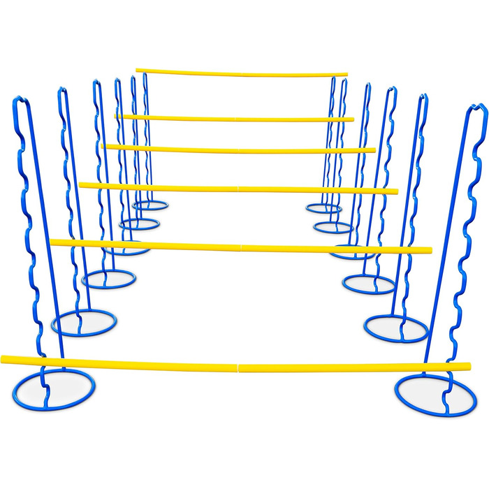 Набір перешкод для собак великих порід Vinex | Регульована висота до 63 см | 6 перешкод