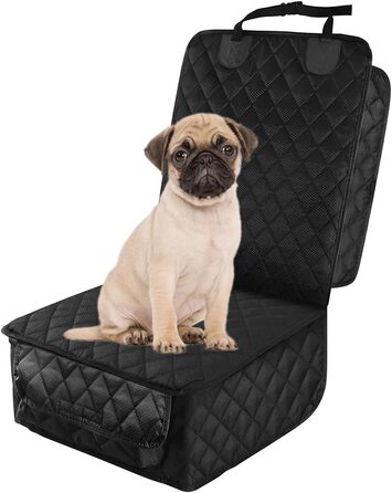 Чохол на автокрісло для домашніх тварин JNNJ, водонепроникний, підходить для всіх авто та SUV (чорний)