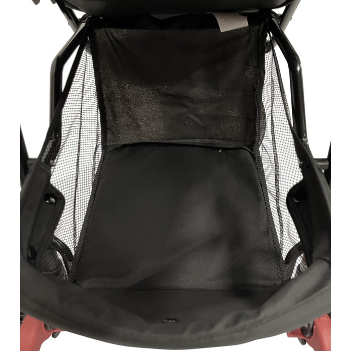 Petique Chinook Schwarz: розкішний візок для собак | Колеса 30 см, EVA, світловідбивачі | До 23 кг