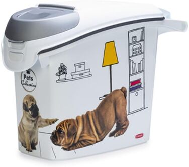 Контейнер для корму Curver PetLife, 6 кг / 15 л, для собак, 23 x 50 x 36 см