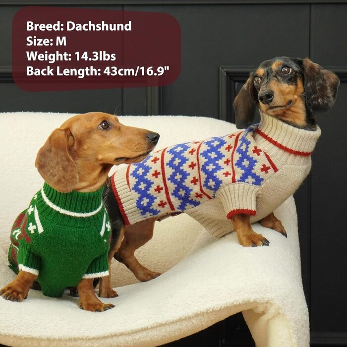 Пуловер для собак середнього та великого розміру, в'язаний пуловер з отвором для повідка, теплий, з коміром-стійкою, на Новий Рік, для хлопчиків та дівчаток XXXL, абрикосовий