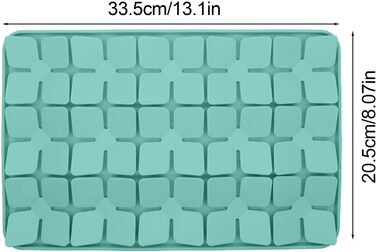 Килимок для ласощів для собак з силікону з розширеннями, килимок-ліззер для собак, зменшує нудьгу, зелений