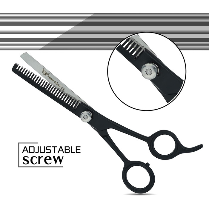 Ножиці для волосся Focus World 6,5 дюйми - професійні, з японської сталі, для чоловіків та жінок (тонкі)