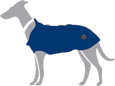 Жовтий дощовик для собак HUNTER Milford, розмір 40, жовтий, регульований, для повірця, легко миється