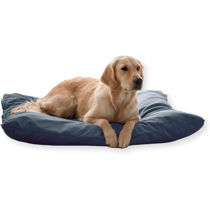 Водонепроникне собаче ліжко 4L Textil ZOE для великих собак, 120x100 см, графіт