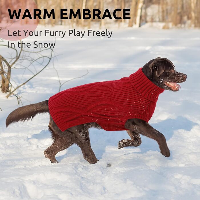 Теплий і м'який пуховик для собак великих порід Queenmore | Turtleneck | Коргі, Бігль, Французький бульдог, Шнауцер, Такса