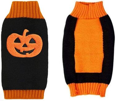 Пуловер для собак на Хелловін з гарбузом, костюм для домашніх тварин, модна футболка для собак та котів, подарунок для цуценят, розмір XXL