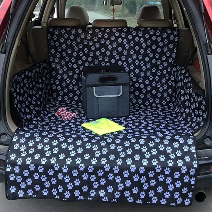 Чохол на сидіння для собак Cargo-Liner XL, універсальний, водовідштовхувальний, для авто, SUV, пікап, Jeep, фургон. Розмір 208x132 см (82' x 51'). Матеріал: преміум-якість, з принтом 'лапа'.